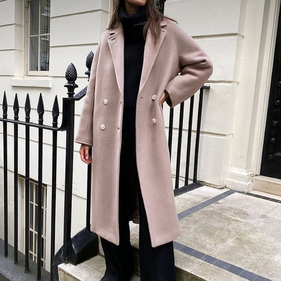 Babaton slouch coat in dovetail taupe NWT - Picture 1 of 3